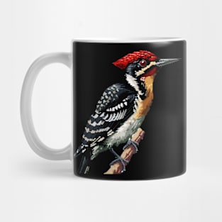 Pixelated Woodpecker Artistry Mug